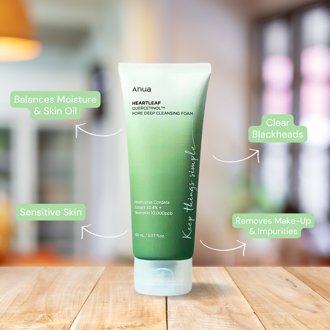 Anua Heartleaf Moisture Boosting Foam 150ml | Korean Skin Care