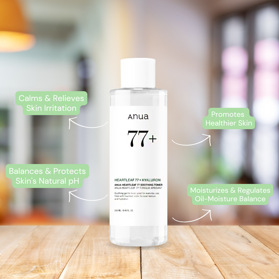 Anua Heartleaf 77+ Soothing Toner | Skin Hydrating 250ml